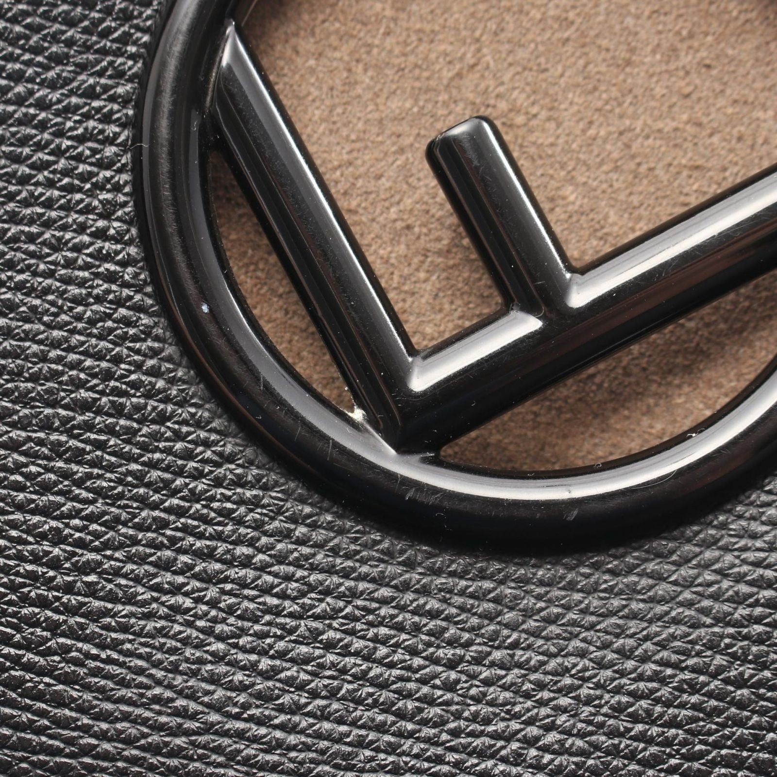 Fendi Tote Is Shopping Black Leather — view 9