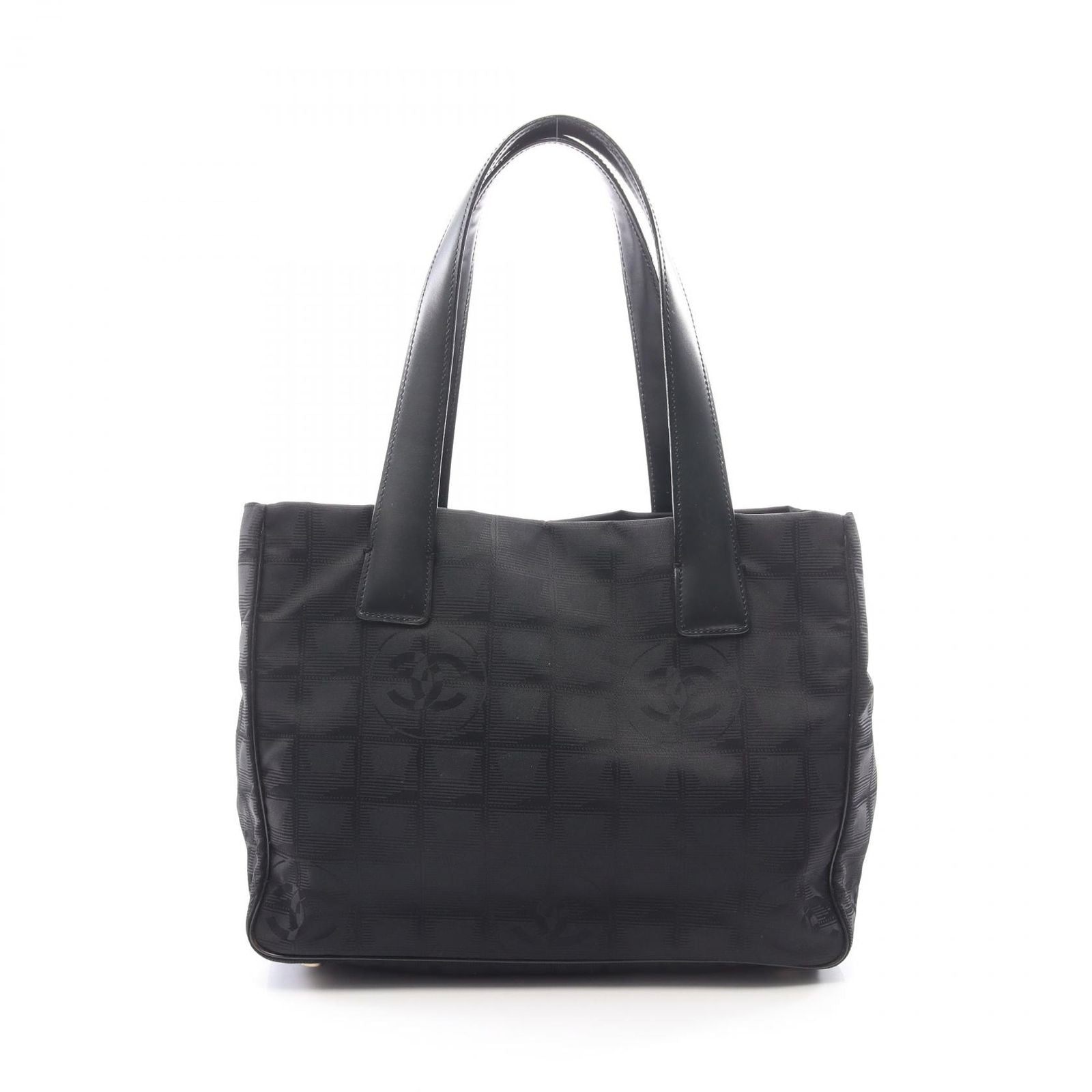 Chanel Tote New Travel Line PM Black Leather New PM