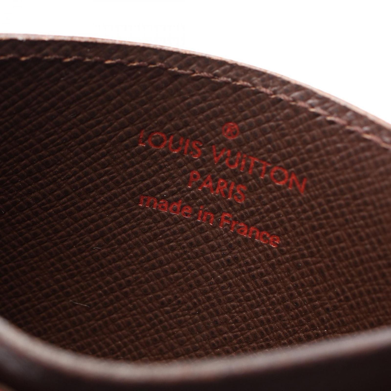 Louis Vuitton Card Case Holder Sample Leather — view 4