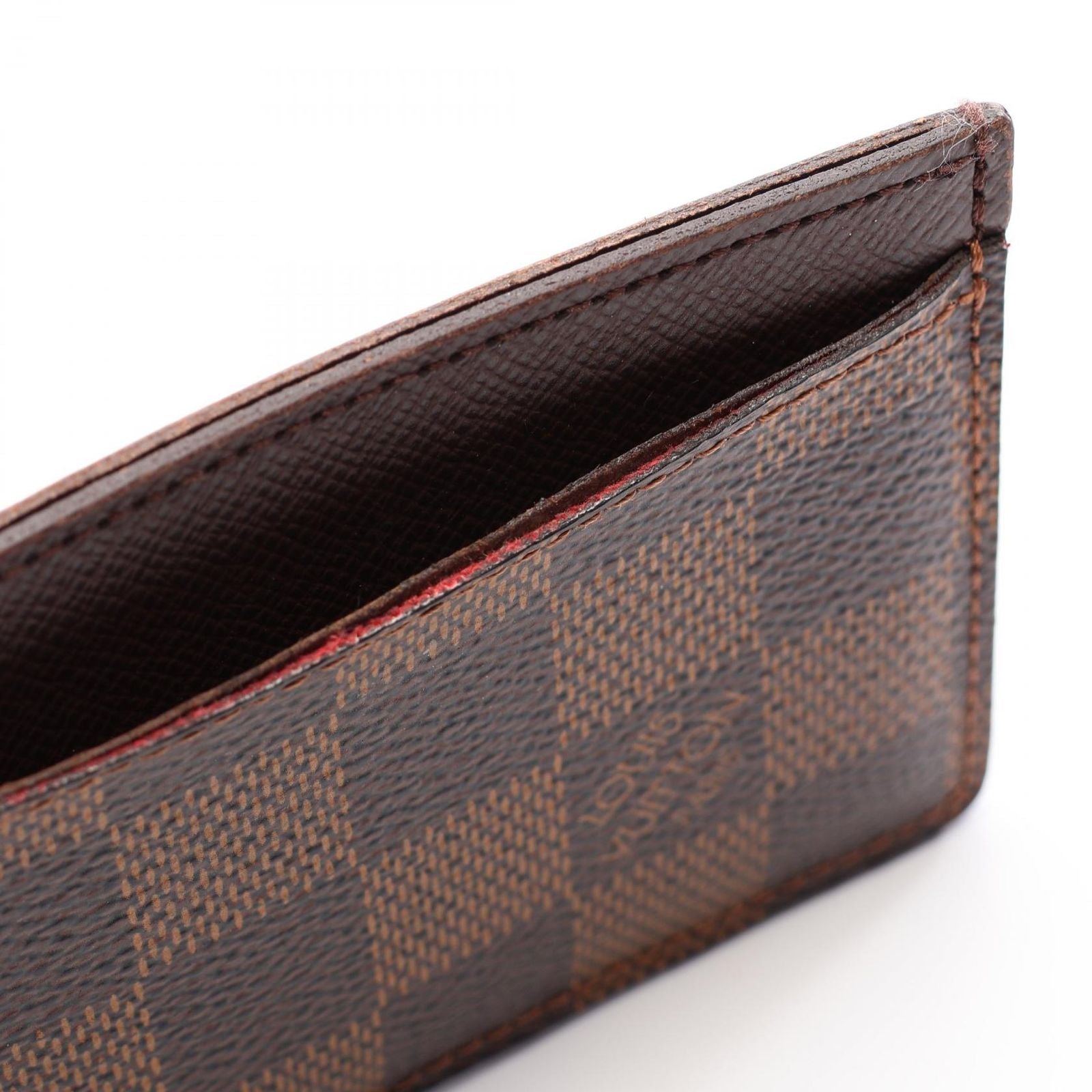 Louis Vuitton Card Case Holder Sample Leather — view 7