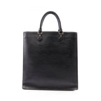 Louis Vuitton Tote Sac Plat Noir Leather Sac