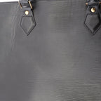 Louis Vuitton Tote Sac Plat Noir Leather Sac — view 9
