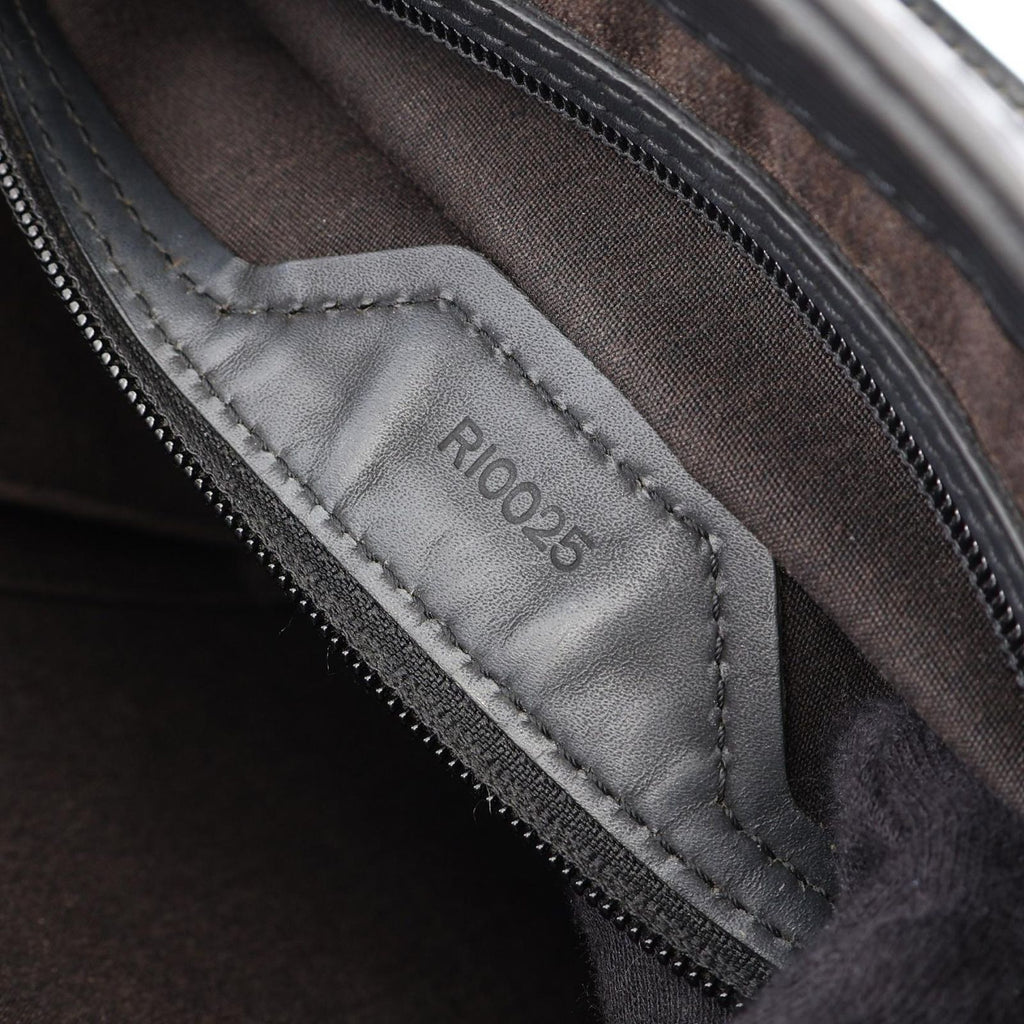 Louis Vuitton Tote Sac Plat Noir Leather Sac — view 5