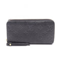 Louis Vuitton Round Wallet Zippy Noir Leather