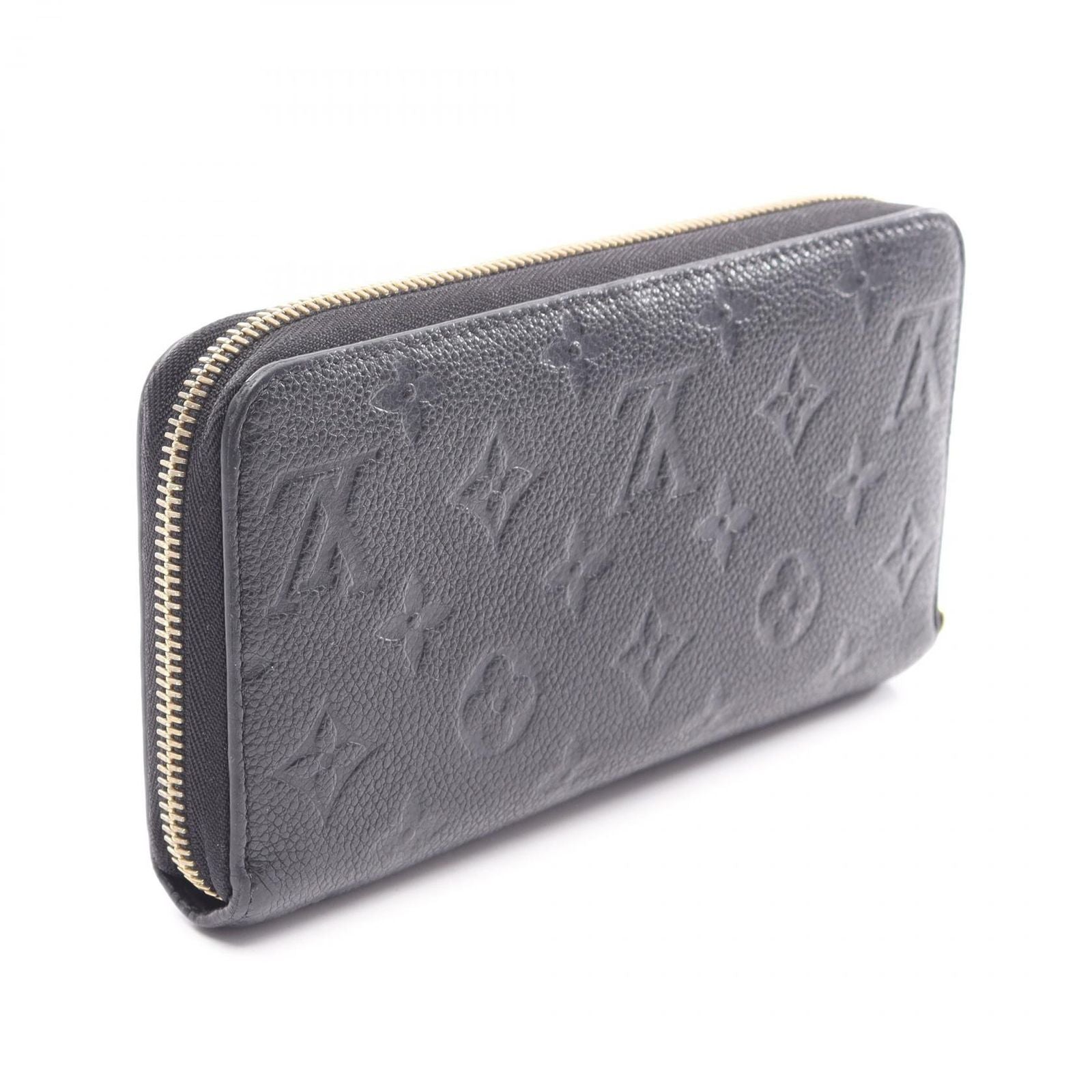 Louis Vuitton Round Wallet Zippy Noir Leather — view 2