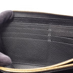 Louis Vuitton Round Wallet Zippy Noir Leather — view 6