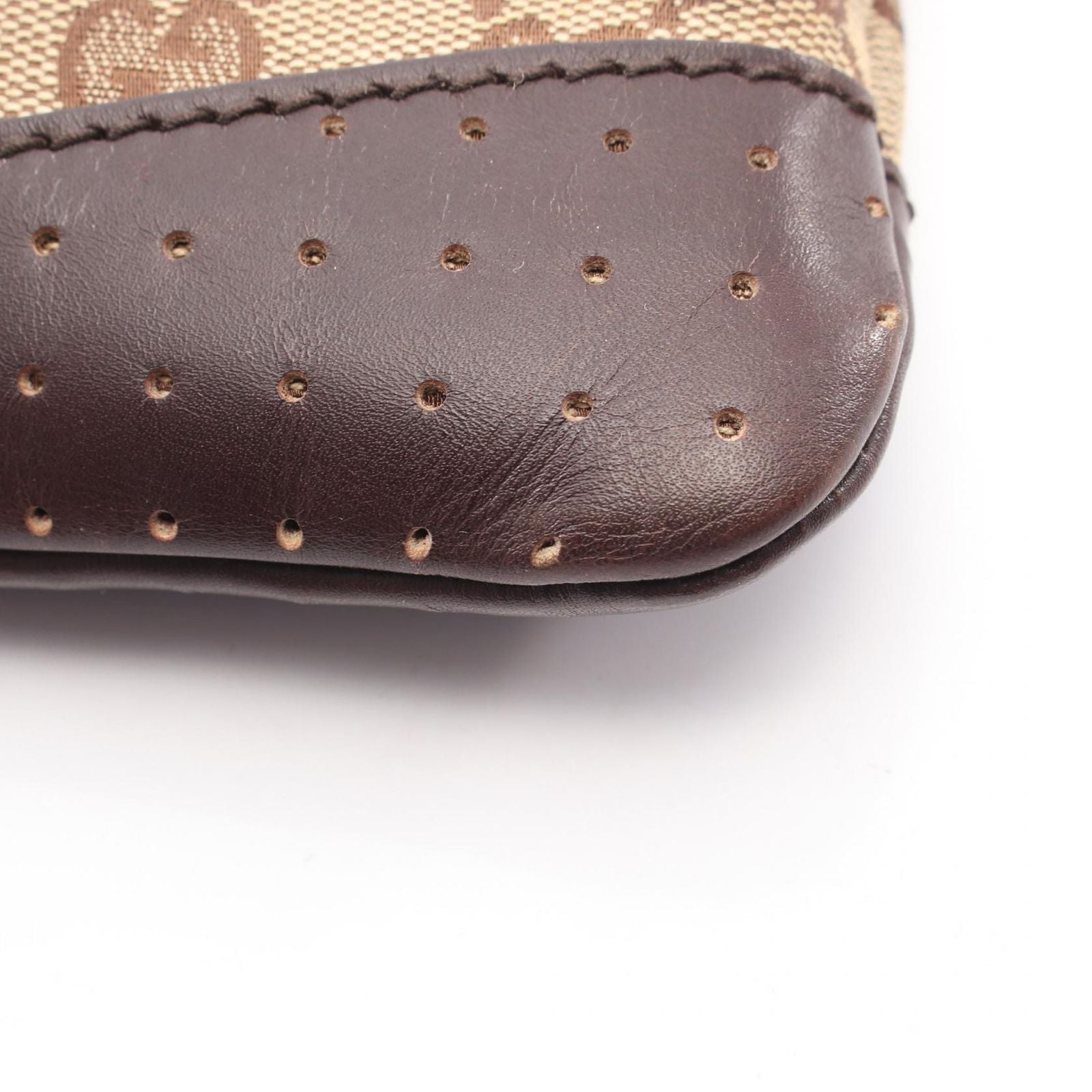 Gucci Shoulder Bag GG Canvas Beige Brown — view 9
