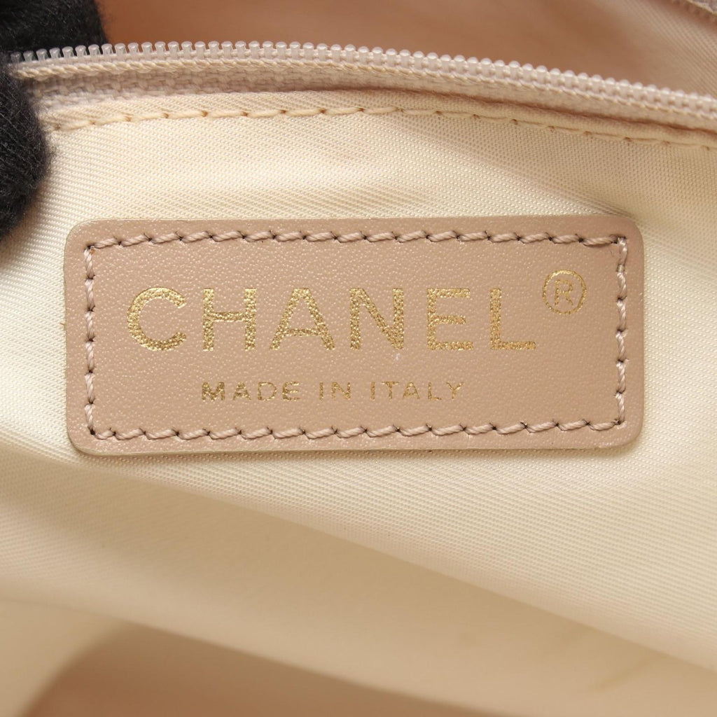 Chanel Tote New Travel Line Beige Leather — view 4