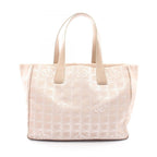 Chanel Tote New Travel Line Beige Leather