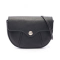Dior Shoulder Bag CD Logo Black Leather