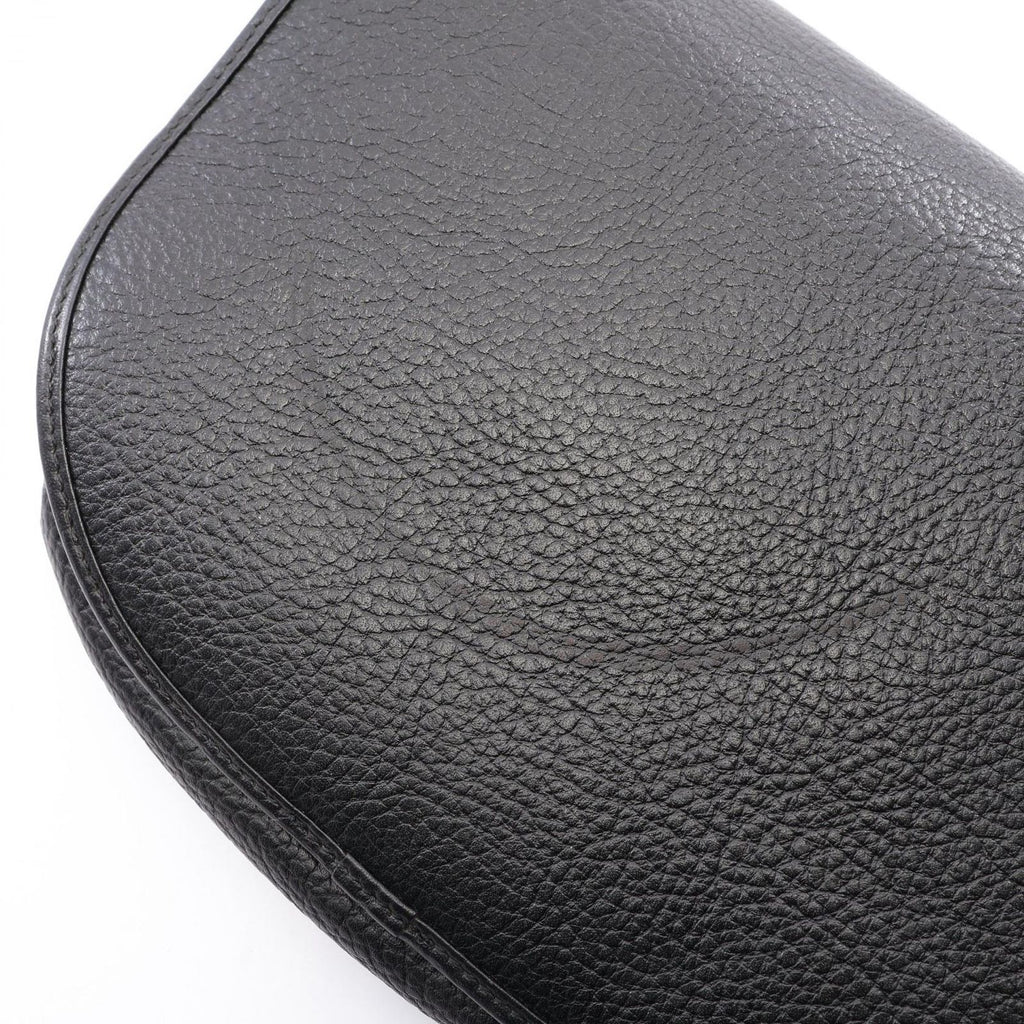 Dior Shoulder Bag CD Logo Black Leather — view 9