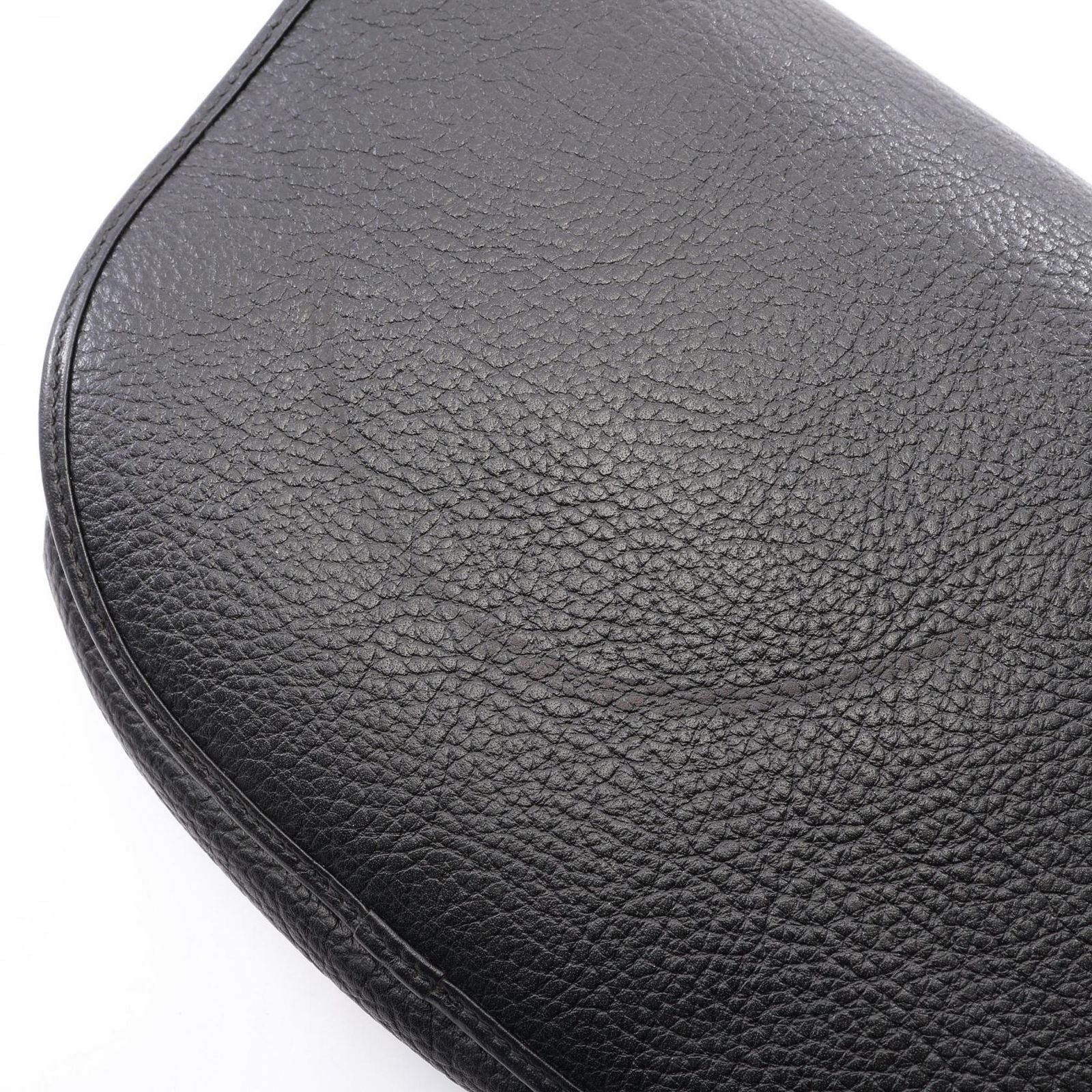Dior Shoulder Bag CD Logo Black Leather — view 9