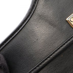 Dior Shoulder Bag CD Logo Black Leather — view 6