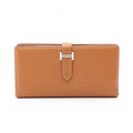 Hermes Bifold Wallet Bearn Souffle Gold Leather Calf