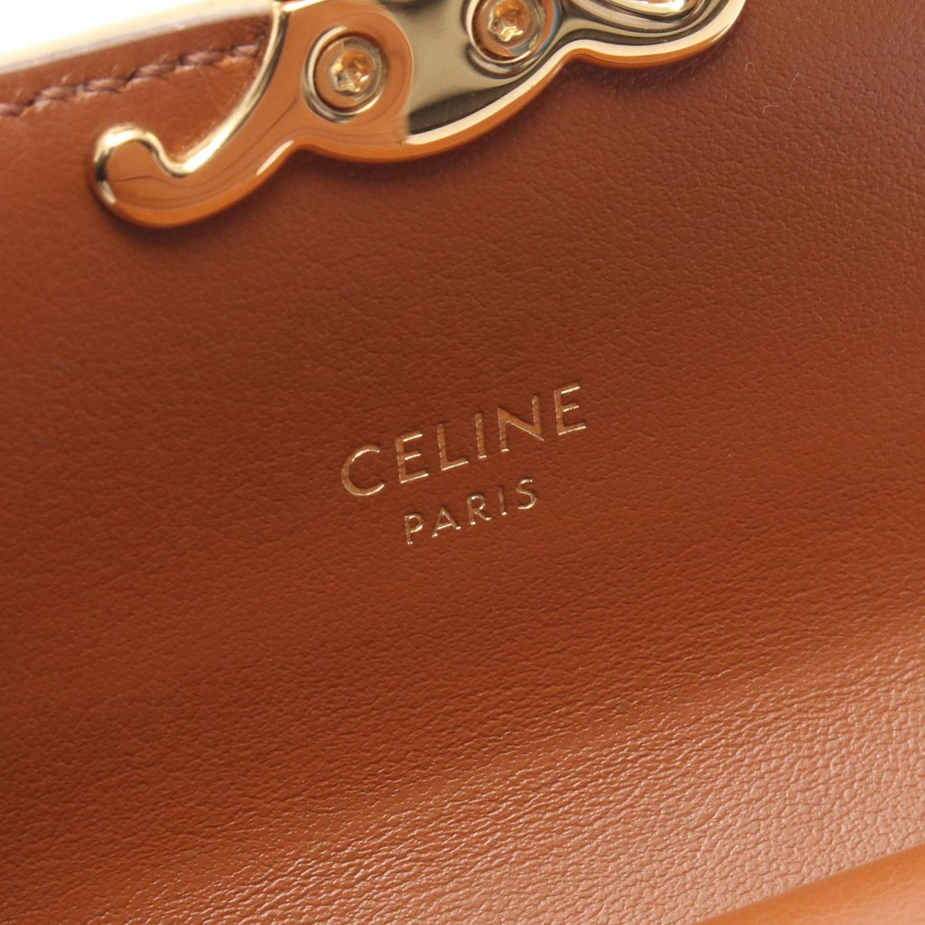Celine Trifold Wallet Triomphe Small Flap White — view 6