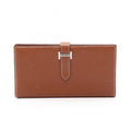 Hermes Bifold Wallet Bearn Souffle Cognac