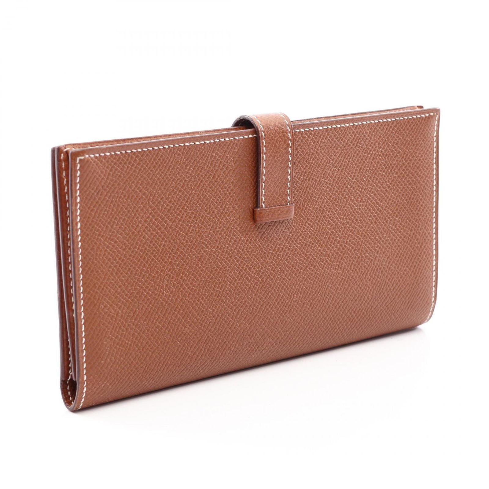 Hermes Bifold Wallet Bearn Souffle Cognac — view 2