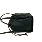 Loewe Vintage Anagram Logo Nappa Leather Drawstring Handbag Mini Tote Black — view 5