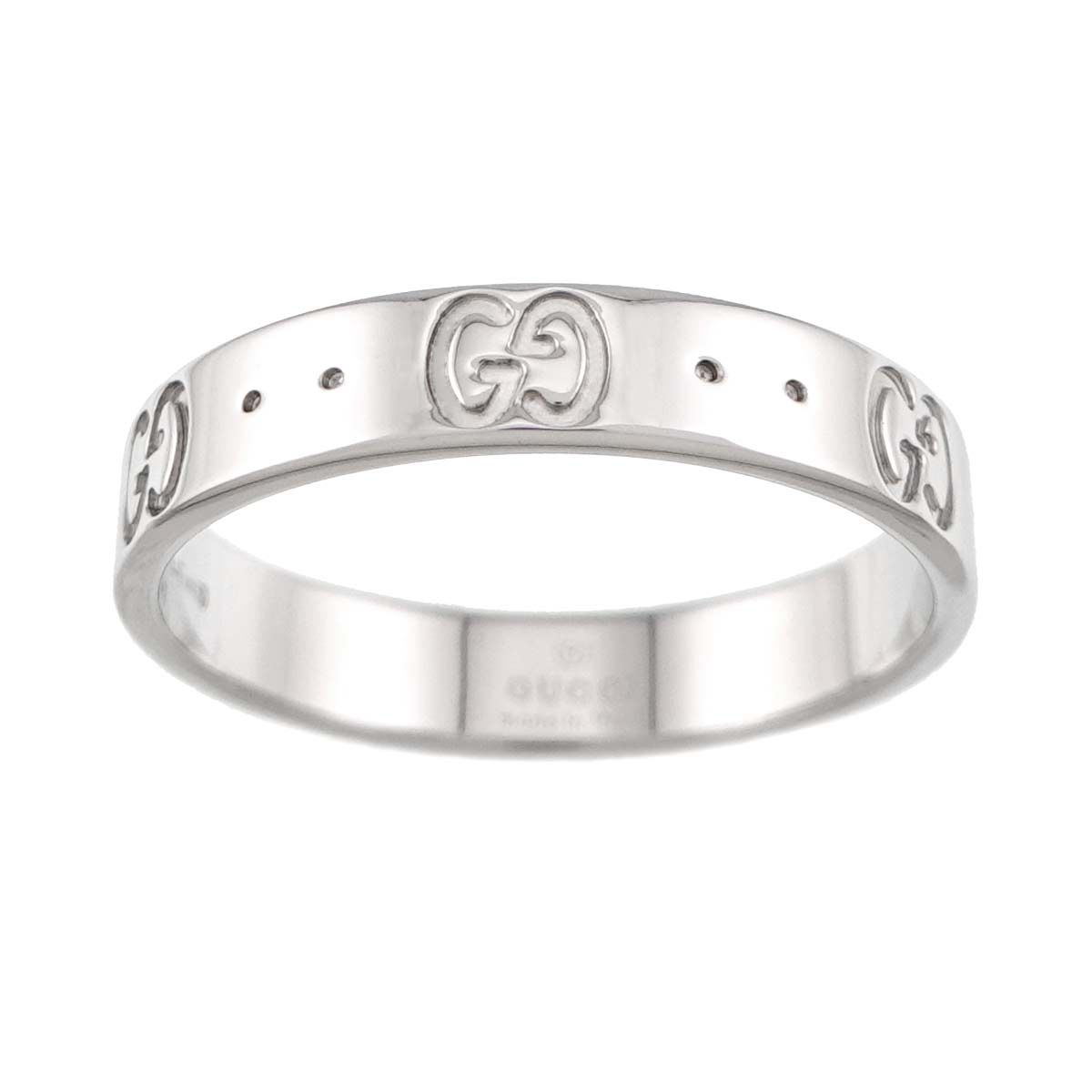 Gucci Icon Ring 18k WG White Gold 750 — view 2