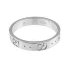 Gucci Icon Ring 18k WG White Gold 750 — view 4