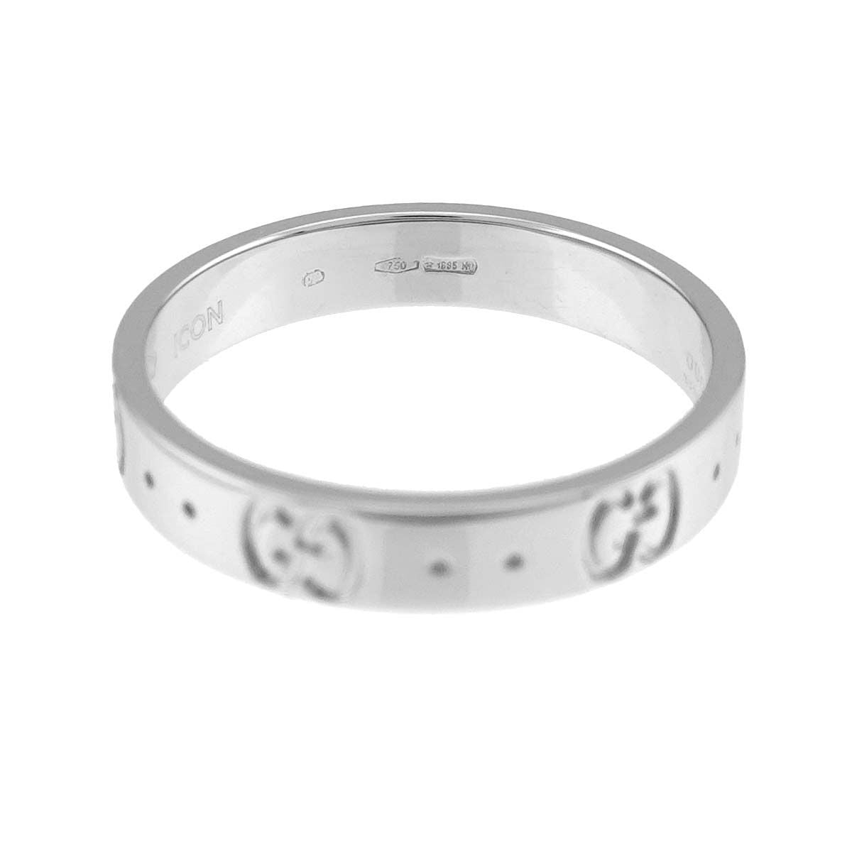 Gucci Icon Ring 18k WG White Gold 750 — view 5