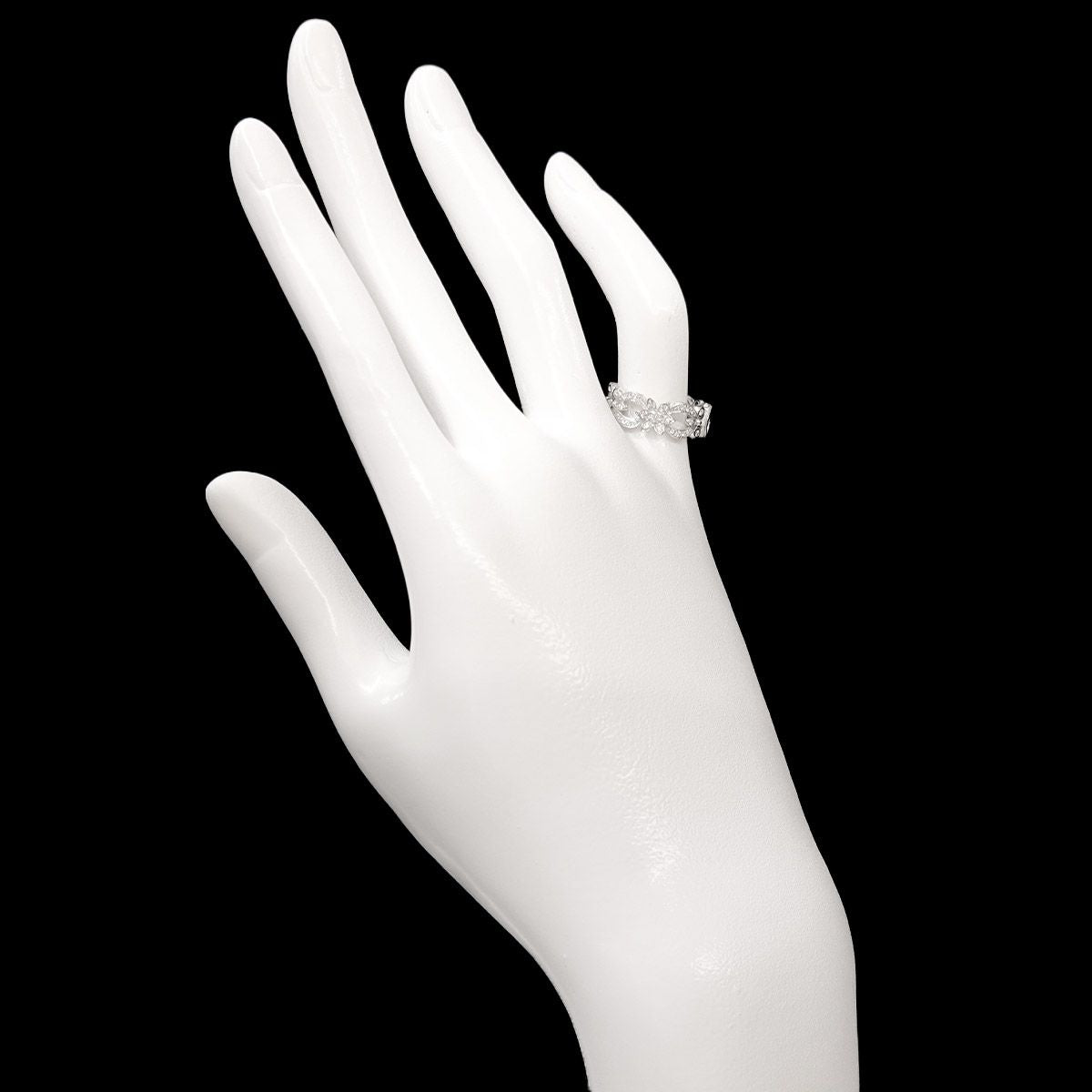 Gucci Flora Ring Diamond 18k WG White Gold — view 6