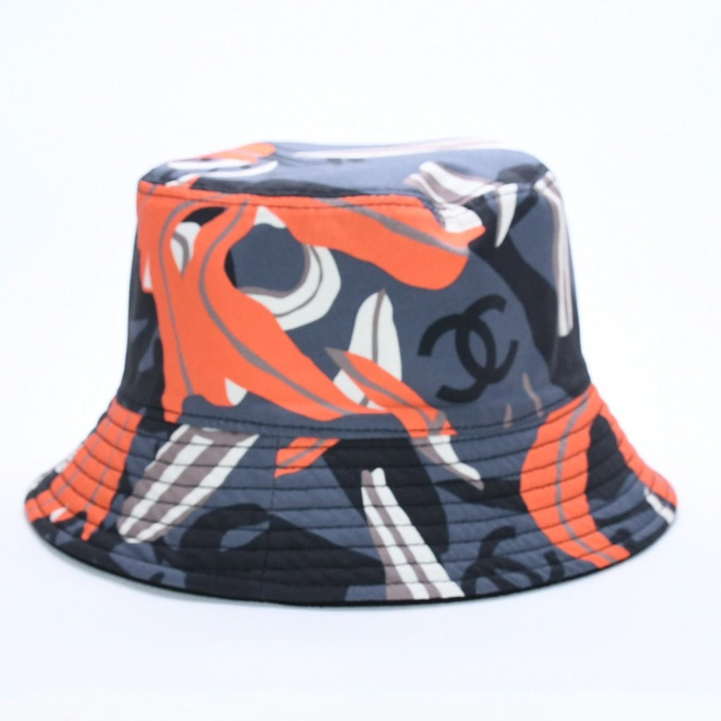 Chanel CC Logo Hat Cotton Black Pink Multicolor — view 2