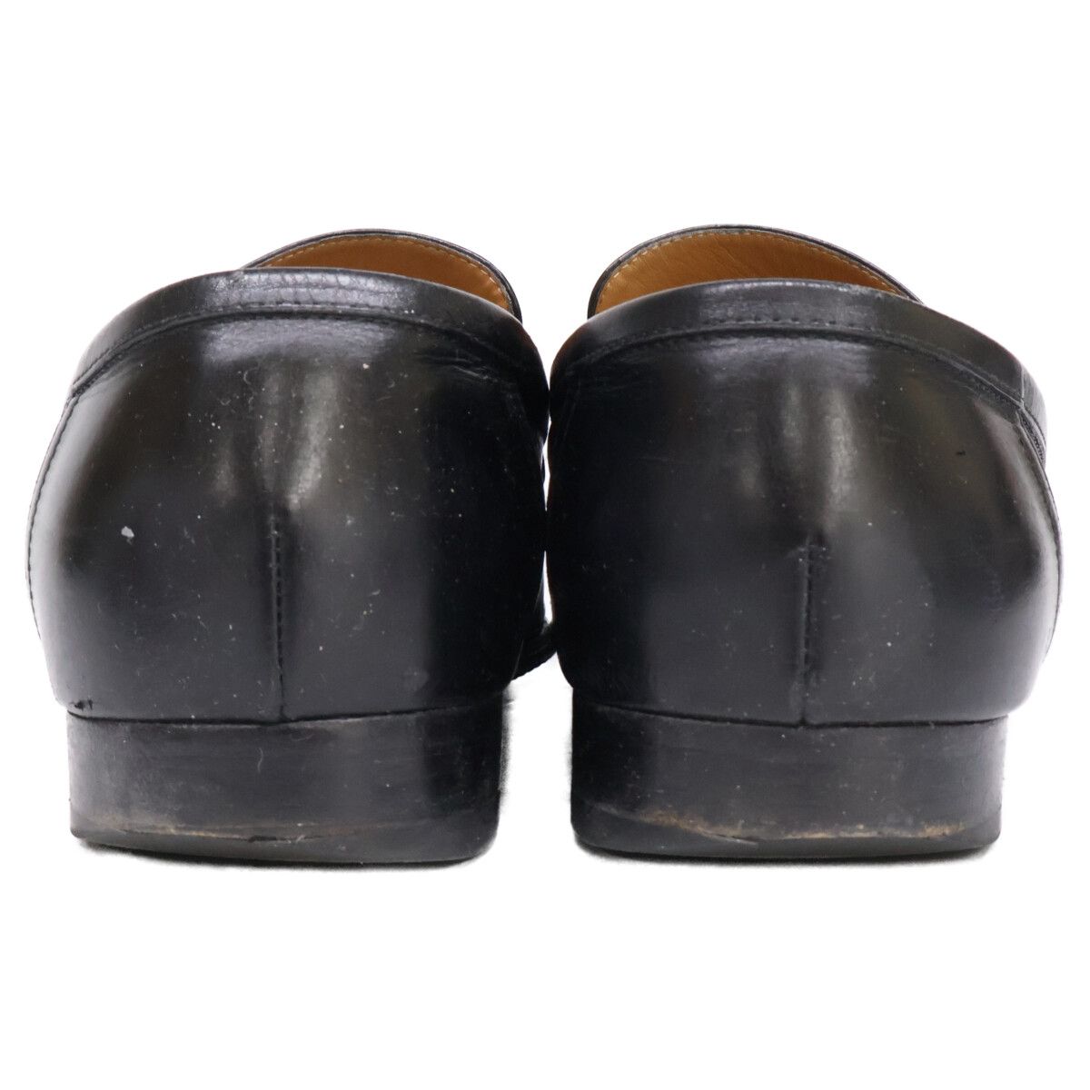 Gucci Interlocking Leather Loafers — view 3