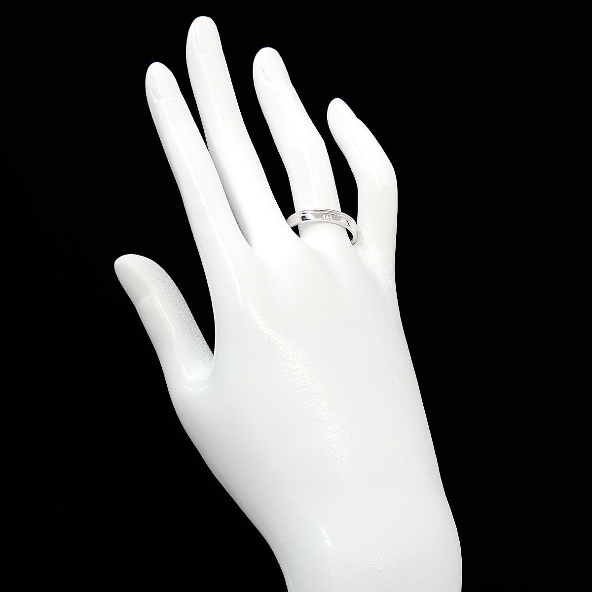 Hermes Alliance Kelly 58 Ring 18k WG White Gold 750 — view 8