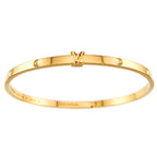 Louis Vuitton Empreinte 18 cm Bangle Bracelet 18k YG Yellow Gold — view 2