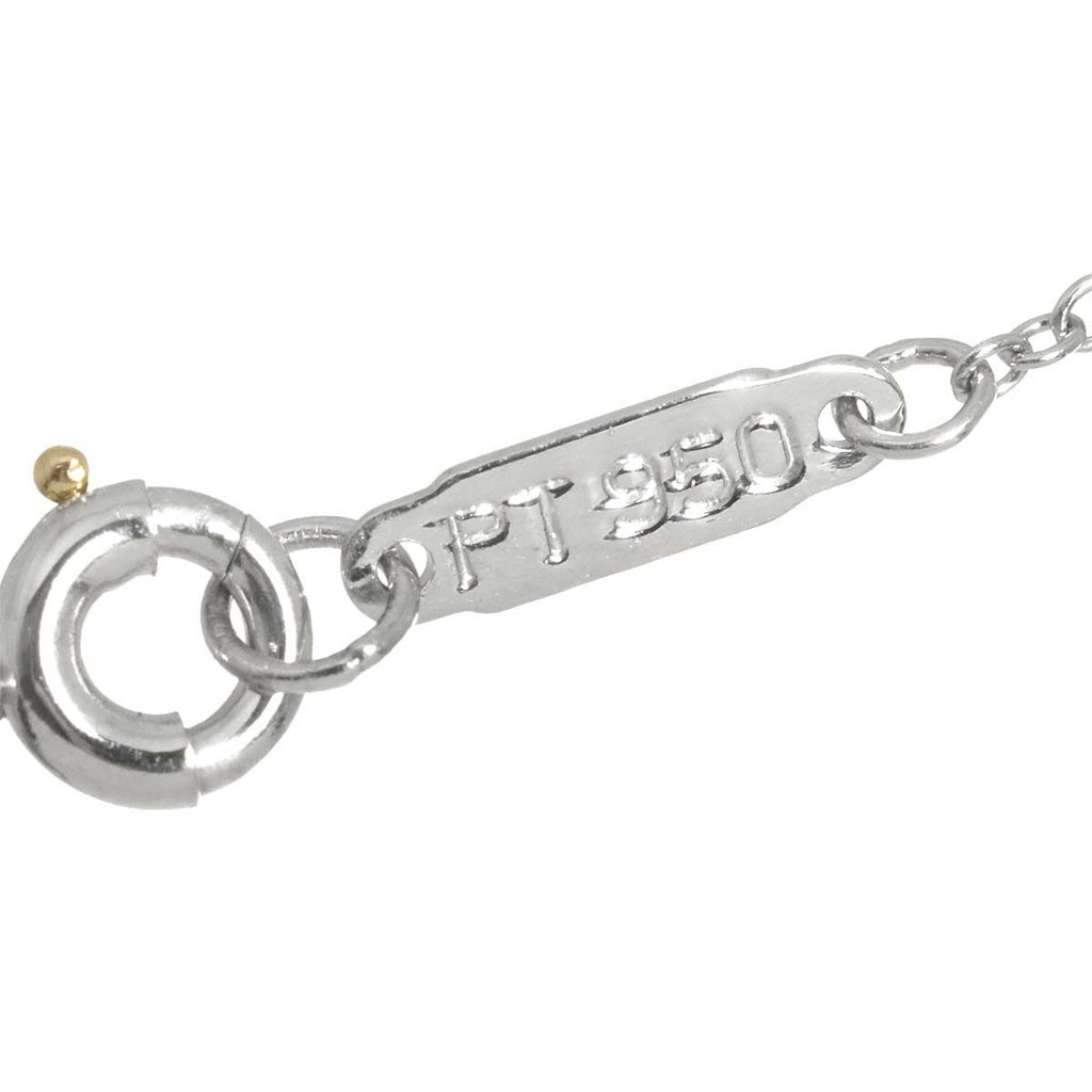 Tiffany & Co Victoria Diamond Necklace Small 41 cm Pt Platinum Flower — view 5
