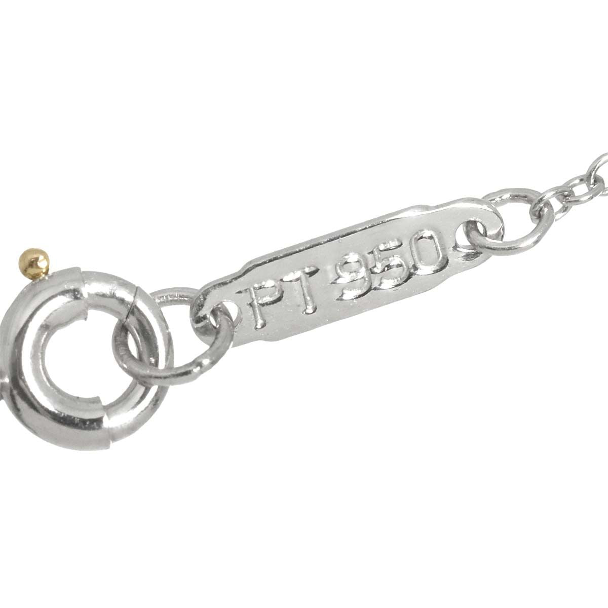 Tiffany & Co Victoria Diamond Necklace Small 41 cm Pt Platinum Flower — view 5