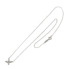 Tiffany & Co Victoria Diamond Necklace Small 41 cm Pt Platinum Flower — view 2