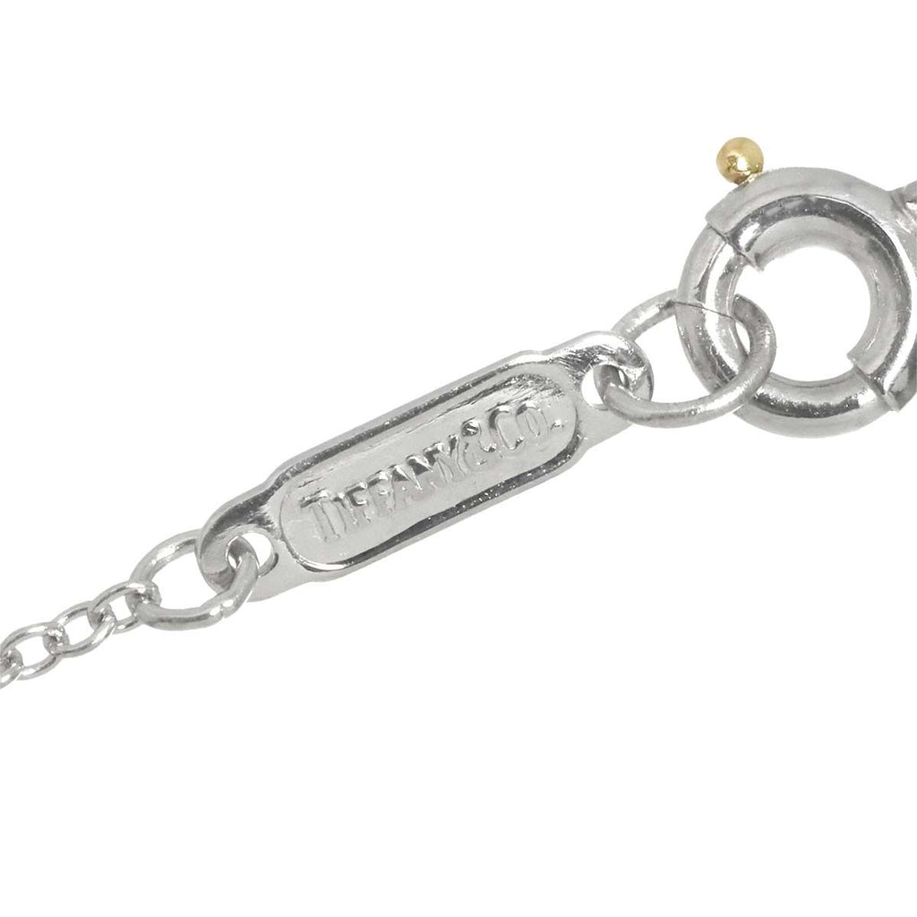 Tiffany & Co Victoria Diamond Necklace Small 41 cm Pt Platinum Flower — view 4