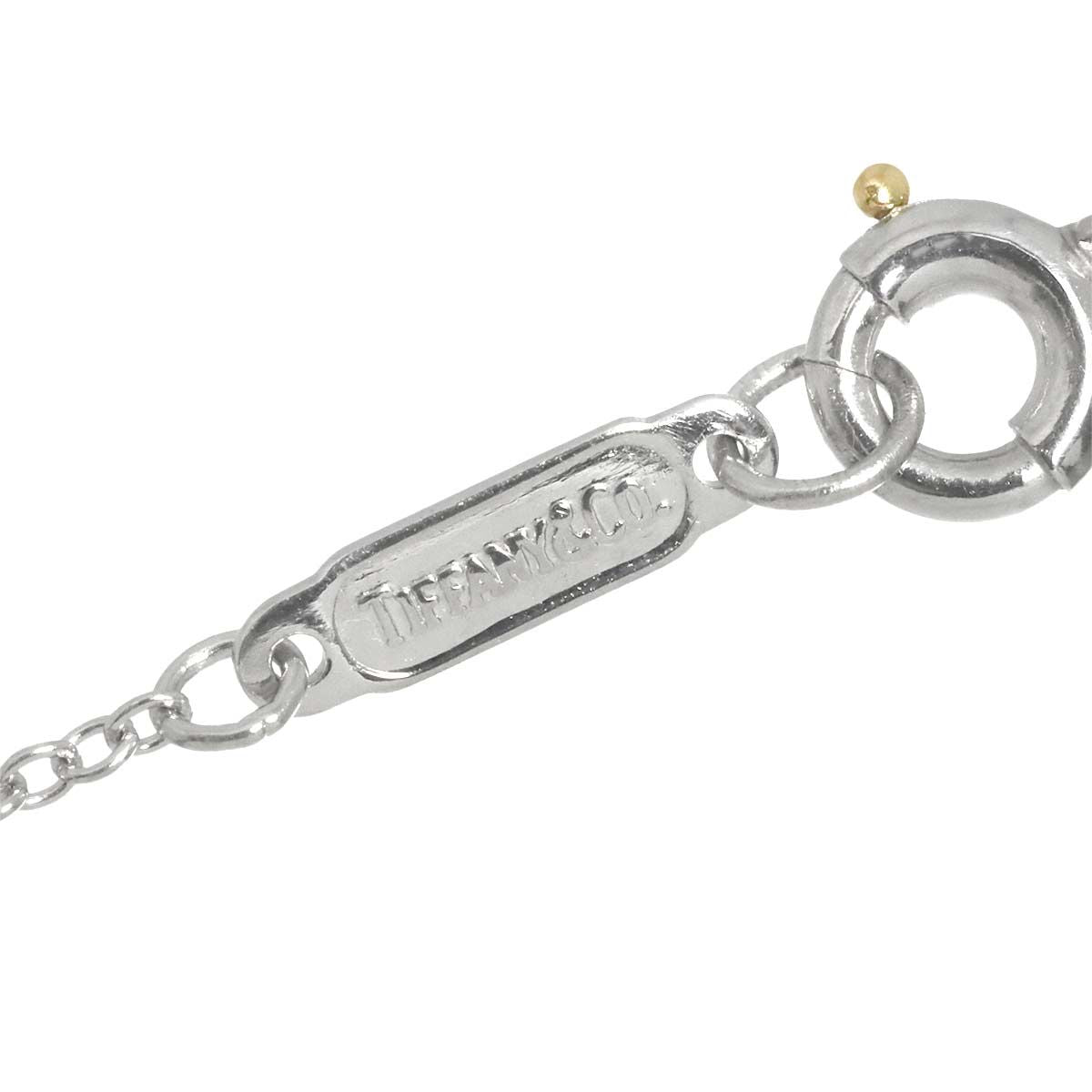 Tiffany & Co Victoria Diamond Necklace Small 41 cm Pt Platinum Flower — view 4
