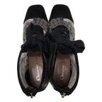 Dior Naughtily-d Suede Embroidered Mesh Butterfly Lace Up Heels Short Boots — view 5