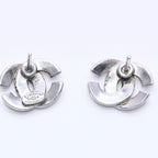Chanel CC Logo Earrings 00 Metal Silver — view 6