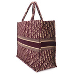 Dior Oblique Book Tote Large Canvas Bordeaux — view 3