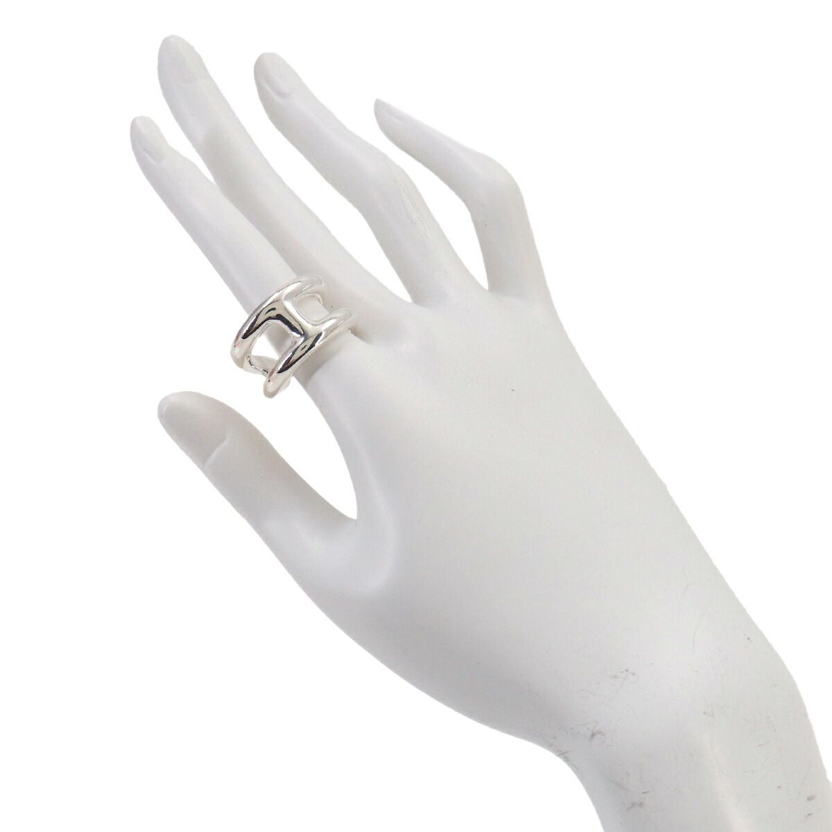 Hermes Osmose PM 52 Ring 925 Sterling Silver — view 6
