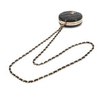 Chanel Quilted Chain Mirror Patent Leather Black Gold — view 5