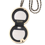 Chanel Quilted Chain Mirror Patent Leather Black Gold — view 6
