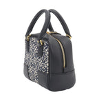 Loewe Amazona 16 Square 2-Way Bag Canvas Leather Black — view 4