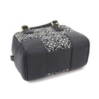 Loewe Amazona 16 Square 2-Way Bag Canvas Leather Black — view 5