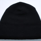 Chanel Beanie Knit Cap Black White Wool Cashmere $AP Bari Model Worn Hat — view 7