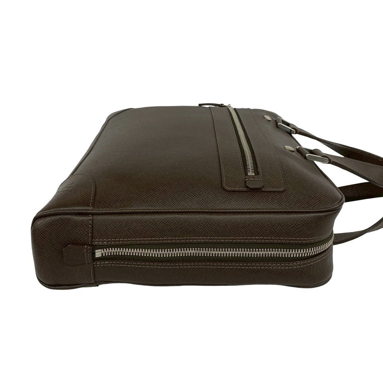 Louis Vuitton Taiga Leather Business Briefcase Handbag Brown — view 6