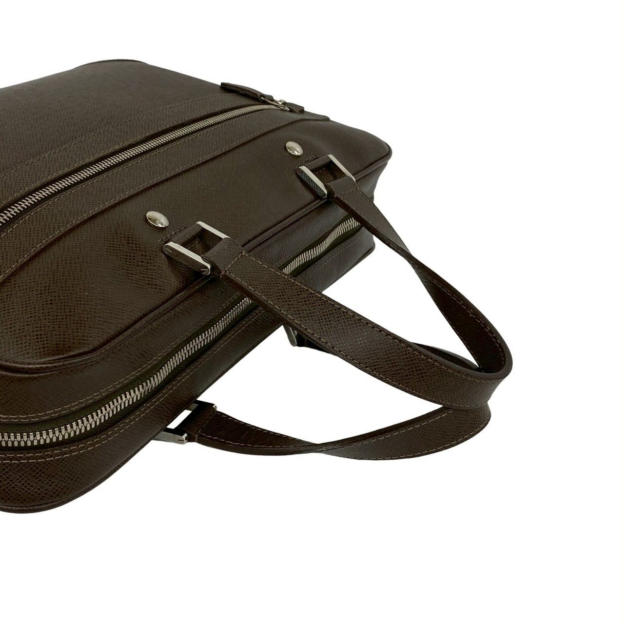 Louis Vuitton Taiga Leather Business Briefcase Handbag Brown — view 4