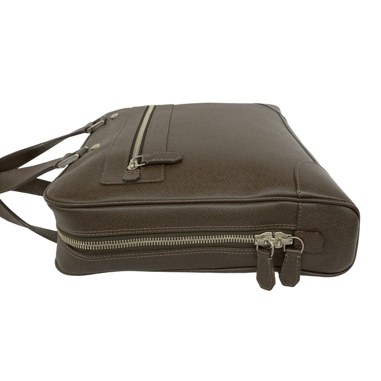 Louis Vuitton Taiga Leather Business Briefcase Handbag Brown — view 5