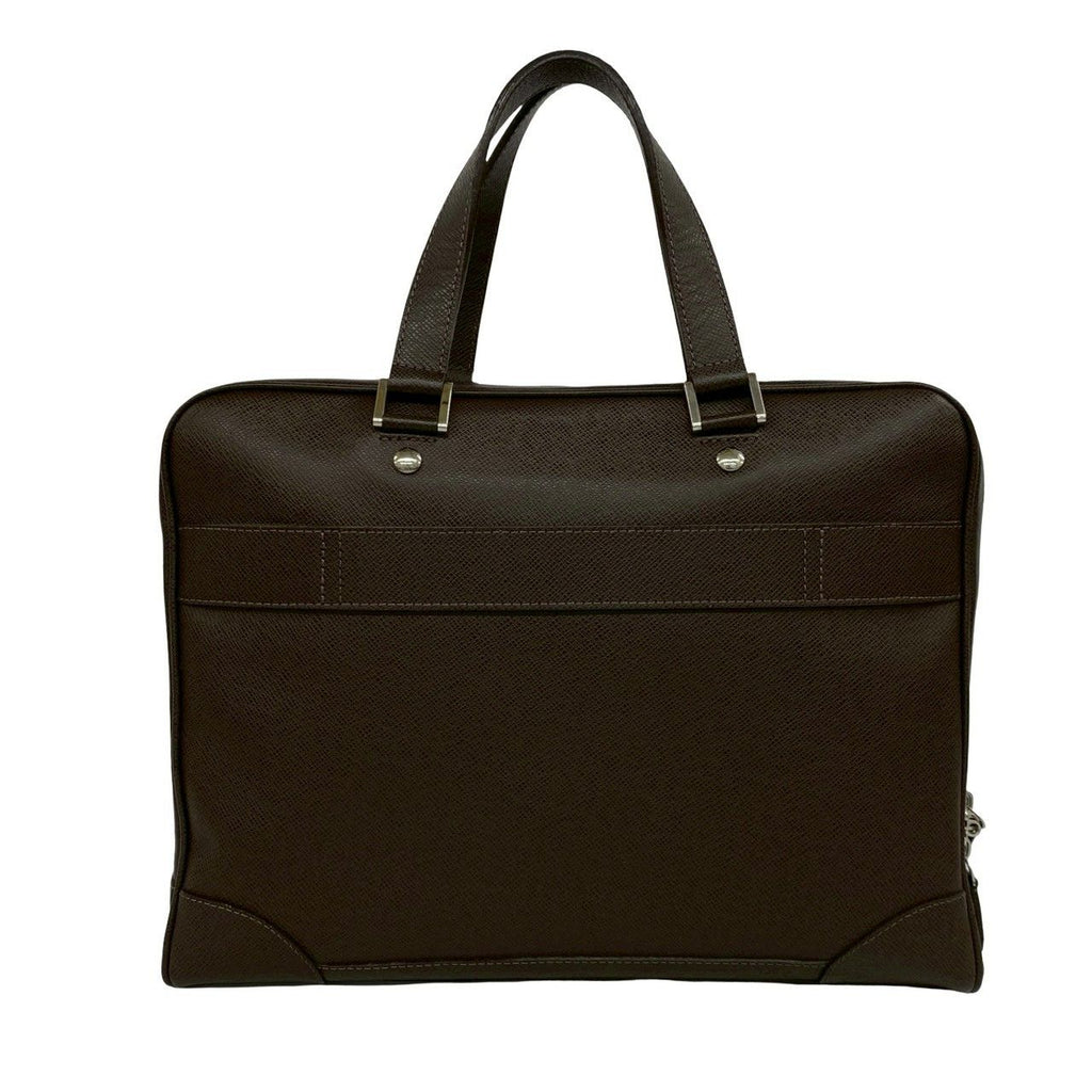 Louis Vuitton Taiga Leather Business Briefcase Handbag Brown — view 3