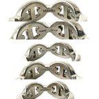 Hermes Enchainee Ring 925 Sterling Silver — view 3
