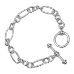 Tiffany & Co Oval Chain Toggle Paloma Picasso Vintage 925 Sterling Silver